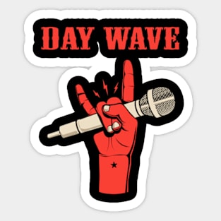 DAY WAVE BAND Sticker